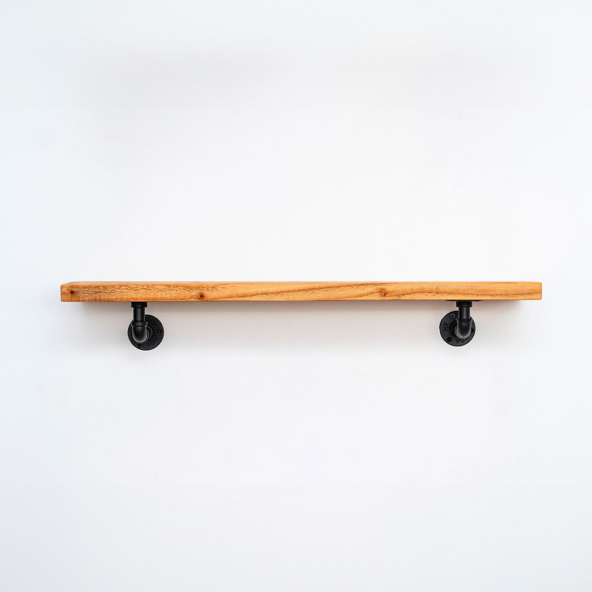 Pipe Shelf Bracket Black