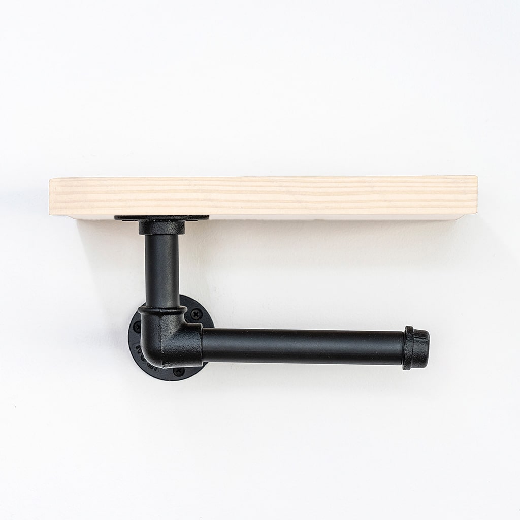 Toilet Roll Holder With Shelf